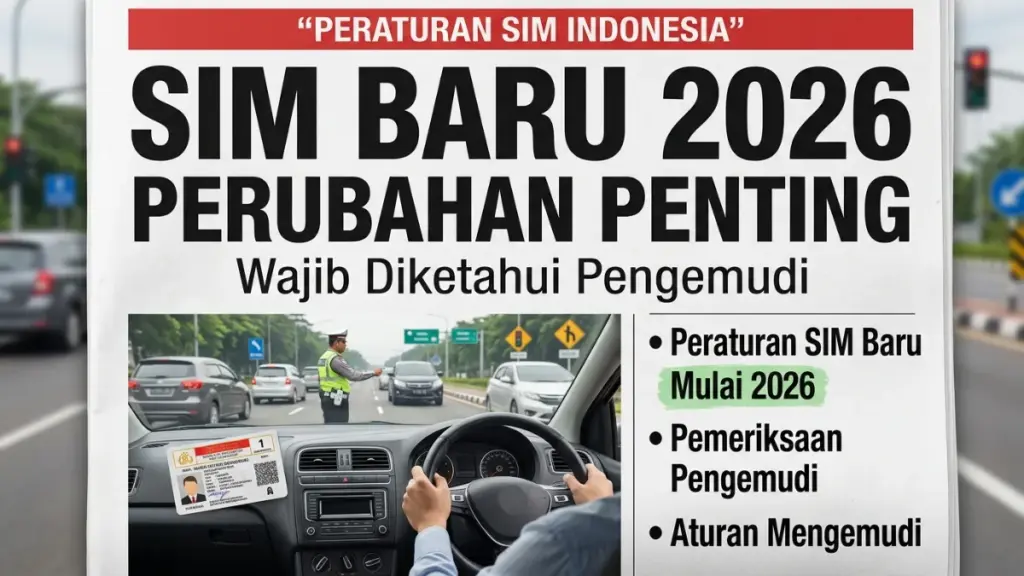 Peraturan Baru Surat Izin Mengemudi 2026 — Perubahan Penting yang Harus Diketahui Setiap Pengemudi