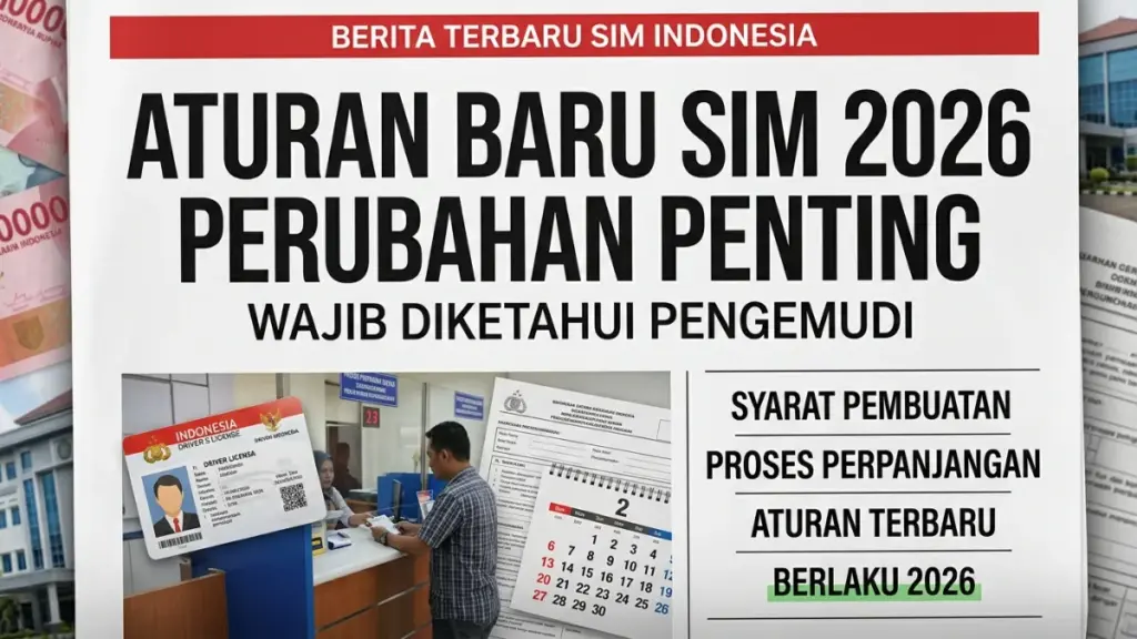 Peraturan SIM Indonesia 2026 — Perubahan Penting yang Harus Diketahui Setiap Pengemudi