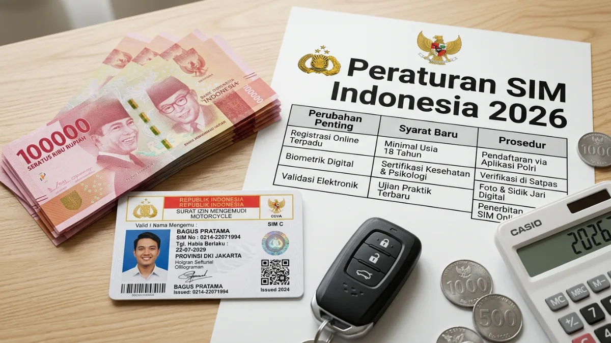 Peraturan SIM Indonesia 2026 — Perubahan Penting yang Harus Diketahui Setiap Pengemudi